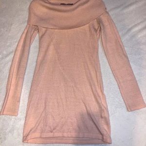 Pink Long Sleeve Dress
